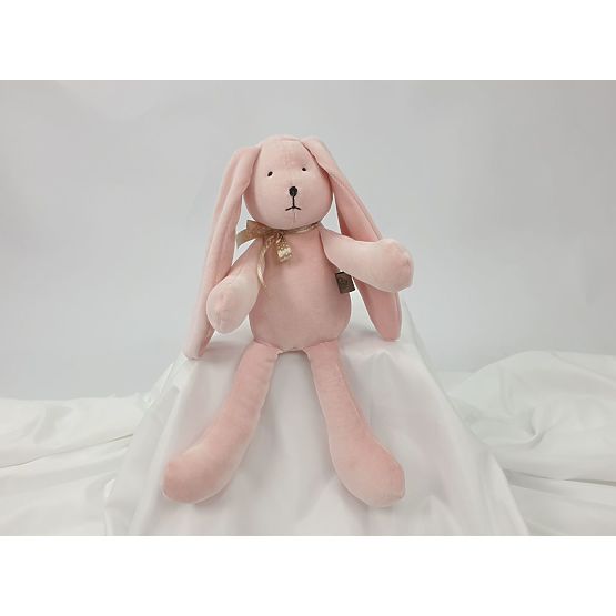 Jucărie din velur Iepure 35 cm - roz