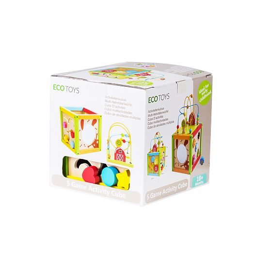 Jucărie educativă din lemn cu labirint