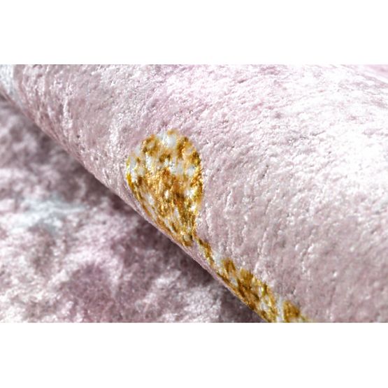 JUNIOR 51549.802 covor rotund pentru spălat coroană pentru copii antiderapant - roz