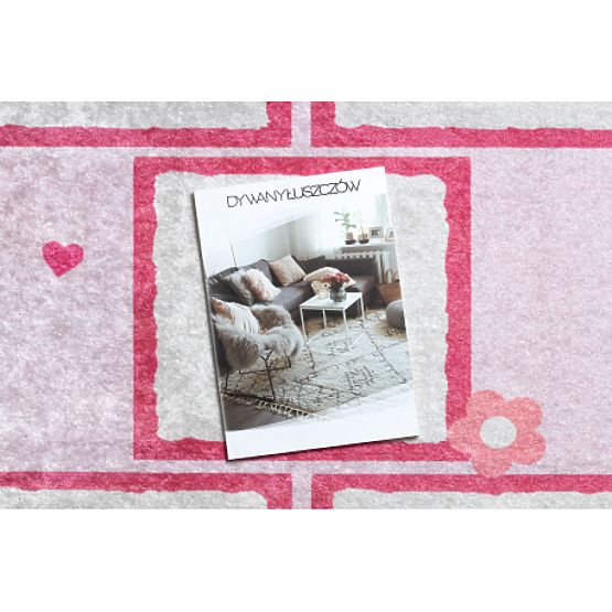 JUNIOR 51828.802 covoraș de spălat sărituri, balerină pentru copii antiderapant - roz