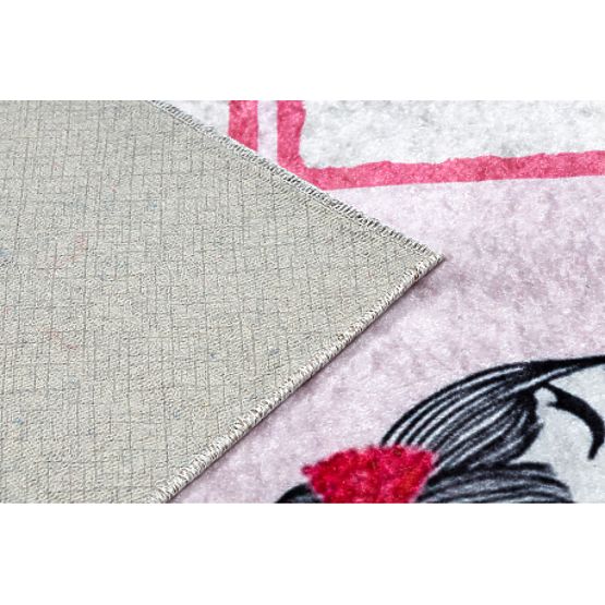 JUNIOR 51828.802 covoraș de spălat sărituri, balerină pentru copii antiderapant - roz