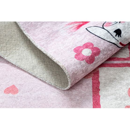 JUNIOR 51828.802 covoraș de spălat sărituri, balerină pentru copii antiderapant - roz