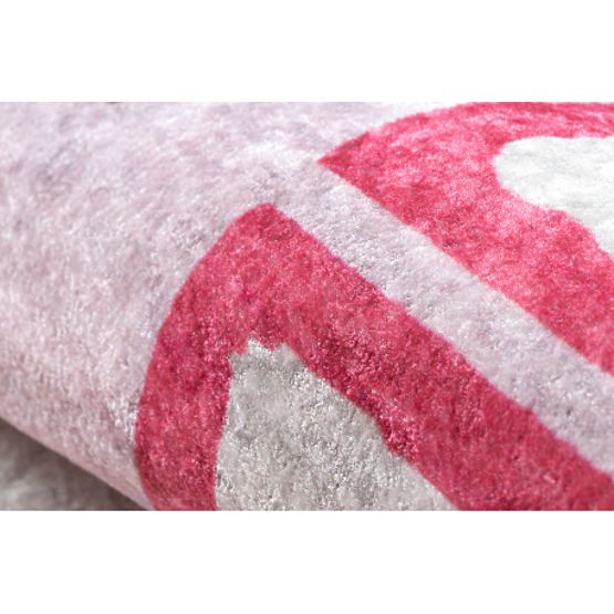 JUNIOR 51828.802 covoraș de spălat sărituri, balerină pentru copii antiderapant - roz