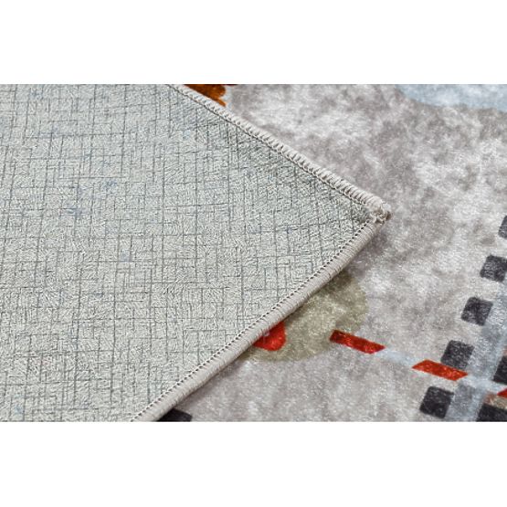 JUNIOR 51986.803 covoraș de spălat Căi ferate, locomotivă pentru copii antiderapant - gri