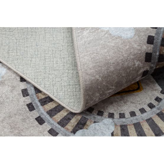 JUNIOR 51986.803 covoraș de spălat Căi ferate, locomotivă pentru copii antiderapant - gri