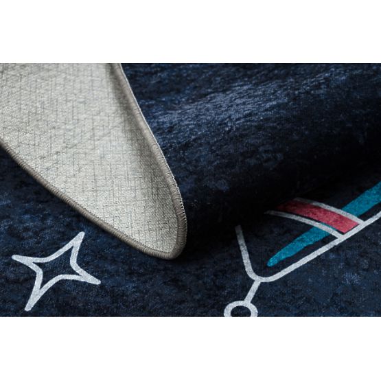 JUNIOR 52069.801 covoraș de spălat Rachetă Spațială pentru copii antiderapant - negru