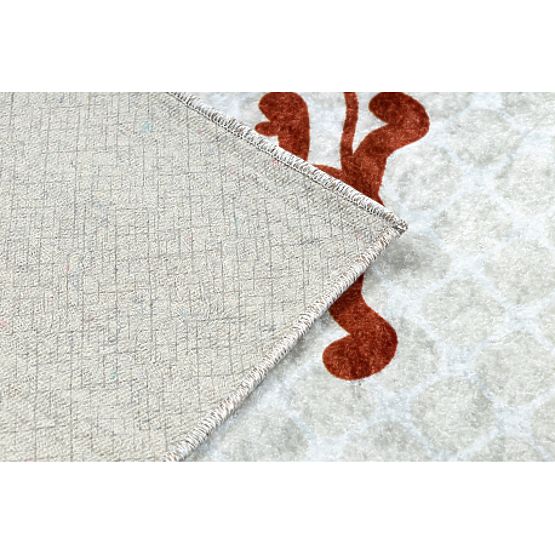 JUNIOR 52104.801 covoraș de spălat Safari, animale pentru copii antiderapant - gri