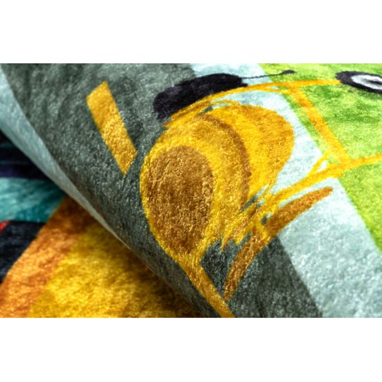 JUNIOR 52105.801 covor de joacă pentru copii Șantier, stradă antiderapant - albastru