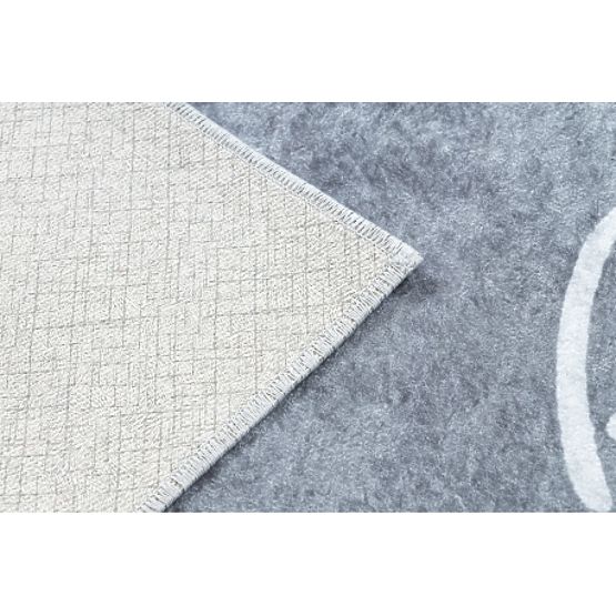 JUNIOR 52106.801 covoraș de spălat Alfabet pentru copii antiderapant - gri