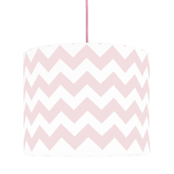 Lampă textilă de agățat ZIG-ZAG Mini – roz