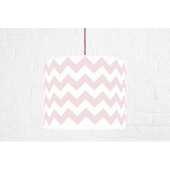Lampă textilă de agățat ZIG-ZAG Mini – roz