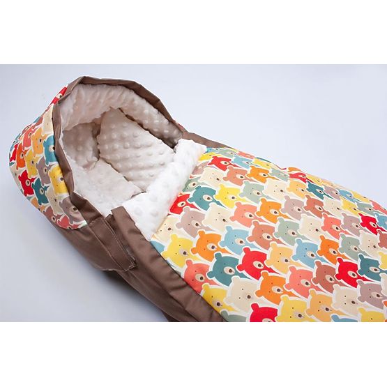 Landou pentru scaun auto Ursuleț portocaliu