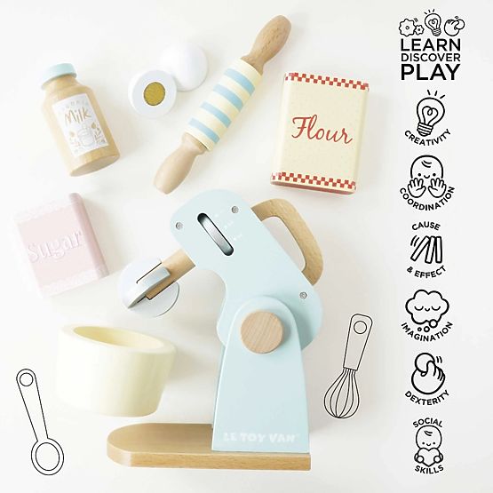 Le Toy Van Baterie de bucatarie cu accesorii