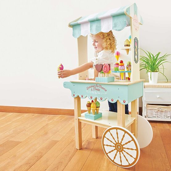 Le Toy Van Căruț de înghețată de lux