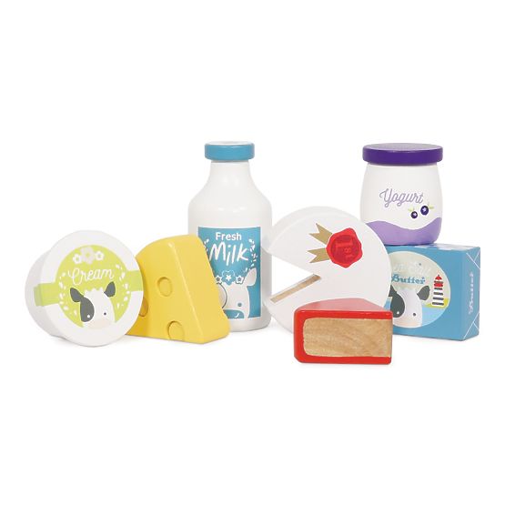 Le Toy Van Crate cu produse lactate