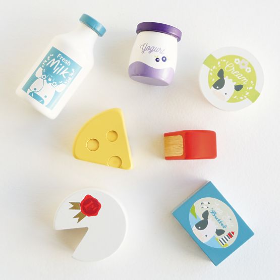 Le Toy Van Crate cu produse lactate