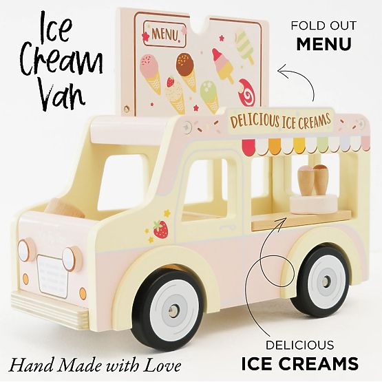 Le Toy Van Mașină de înghețată design nou