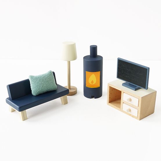 Le Toy Van Mobilier Starter Daisylane - set complet pentru căsuță de păpuși