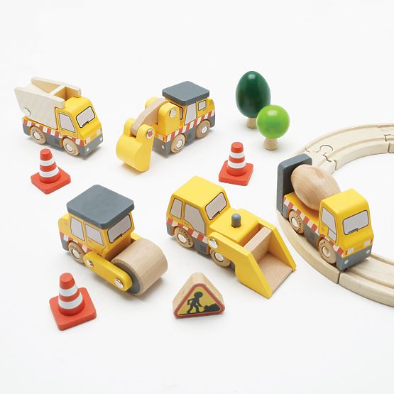 Le Toy Van Set de masini de constructii