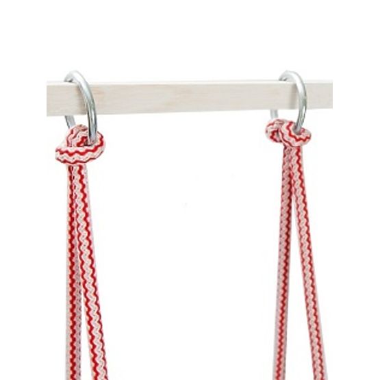 Leagan din lemn cu perna - natural