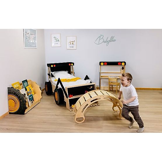 Leagăn Montessori din lemn - natural
