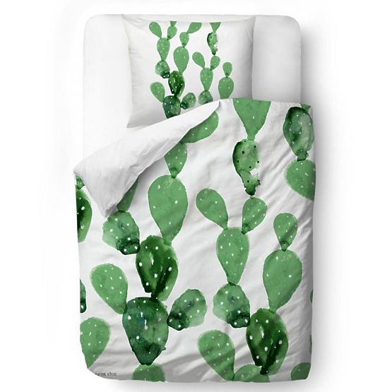 Lenjerie de pat Butter Kings Cactusi - pătură 135 x 200 cm pernă: 60 x 50 cm