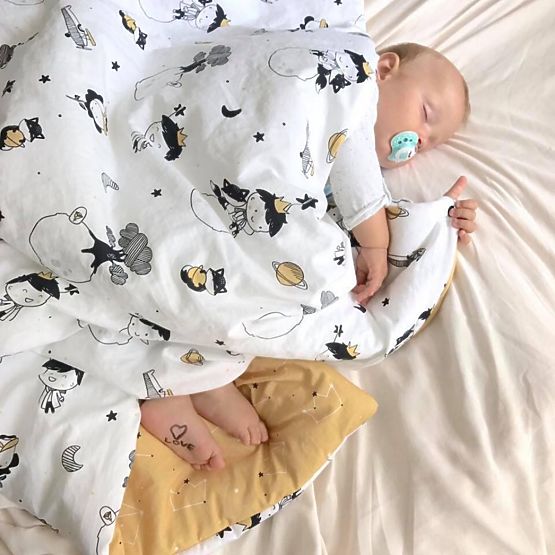 Lenjerie de pat căptușită pentru putuțuri-Micul Prinț