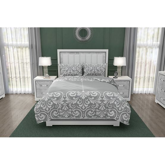 Lenjerie de pat din bumbac Ornamente Glamour 140x200cm + 70x90cm
