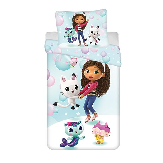 Lenjerie de pat pentru copii Gabby's Dollhouse 