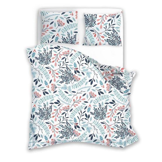 Lenjerie de pat microfibra Garden 140x200cm + 70x90cm