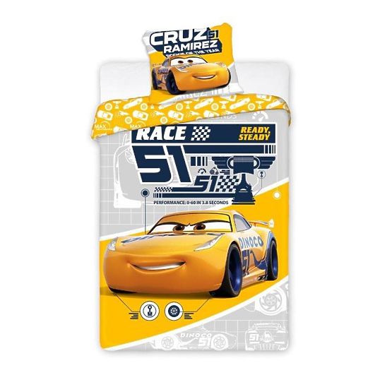 Lenjerie de pat pentru copii Cars 3 - Cruz Ramirez Nr. 51