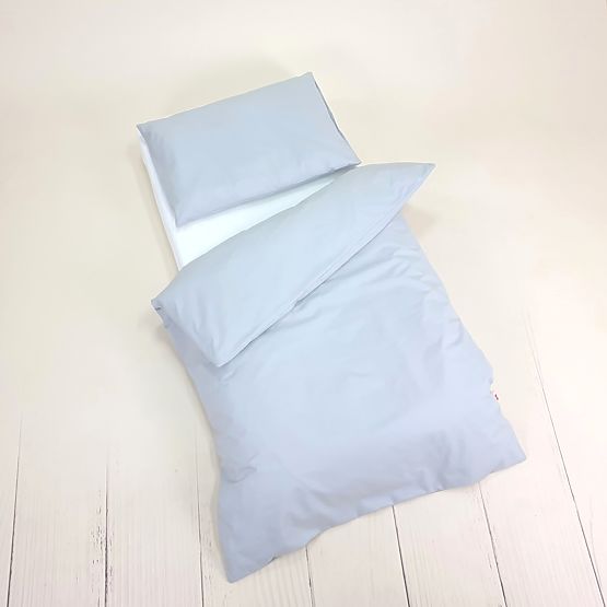 Lenjerie de pat pentru copii din bumbac 100x135 cm - gri
