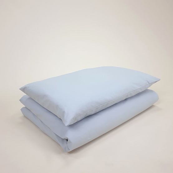 Lenjerie de pat pentru copii din bumbac 120×90 cm - gri