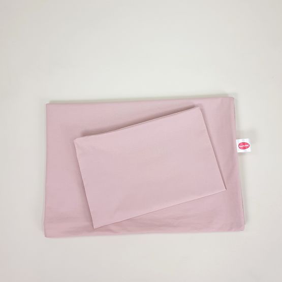 Lenjerie de pat pentru copii din bumbac 120x90 cm - roz