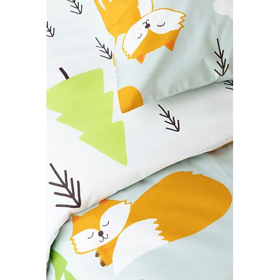 Lenjerie de pat pentru copii Matějovský 140x200 + 70x90 - Vulpi