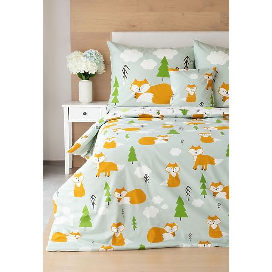 Lenjerie de pat pentru copii Matějovský 140x200 + 70x90 - Vulpi