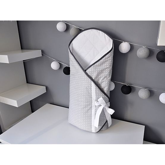 Lenjerie din 3 piese pentru copii – model cu iepuraș gri