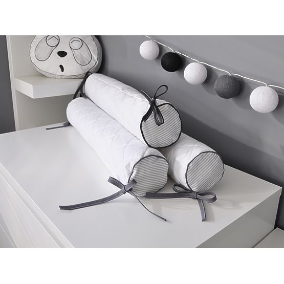 Lenjerie din 3 piese pentru copii – model Panda gri