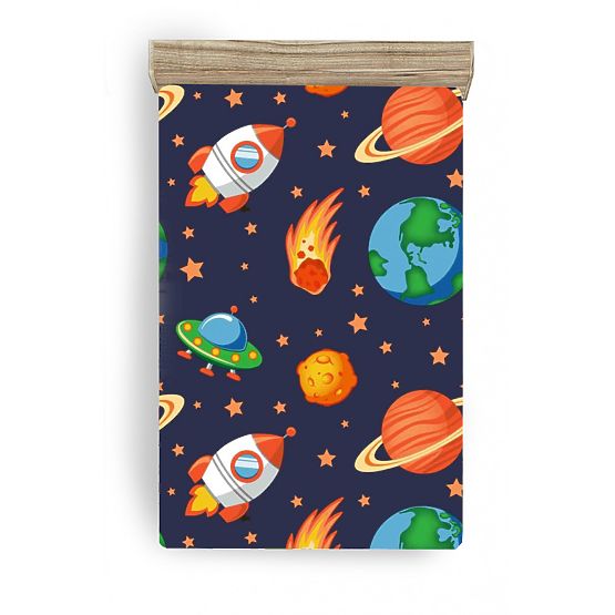 Lenjerie pat copii Space