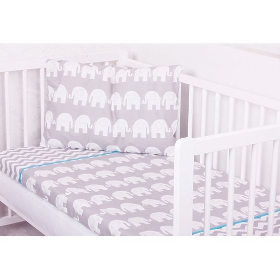 linens la cribs - elefanți