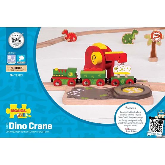 Macara de dinozaur Bigjigs Rail