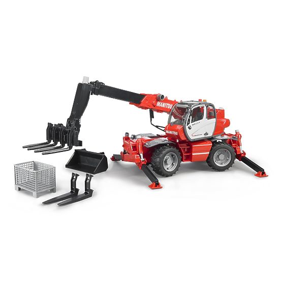 Manipulant Bruder Manitou MRT 2150 cu accesorii