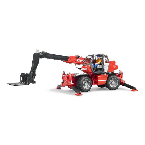 Manipulant Bruder Manitou MRT 2150 cu accesorii