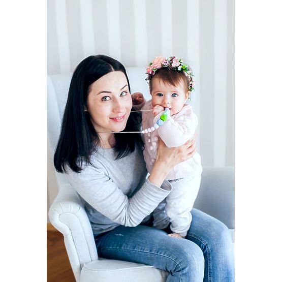 Margele de alăptare din silicon Tiffany