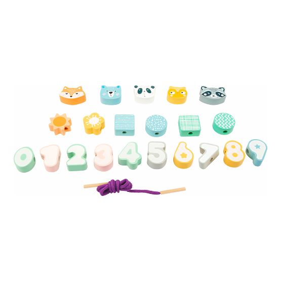 Mărgele Small Foot Stringing în culori pastelate