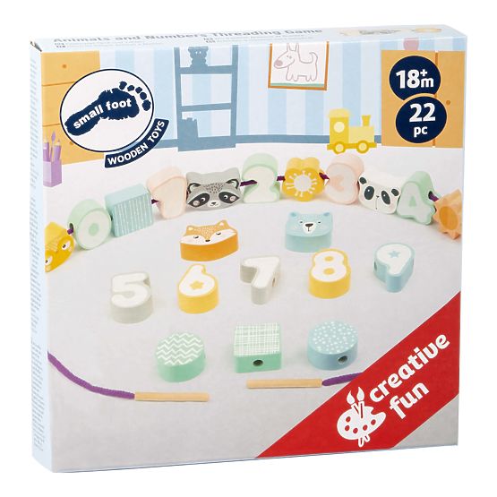 Mărgele Small Foot Stringing în culori pastelate