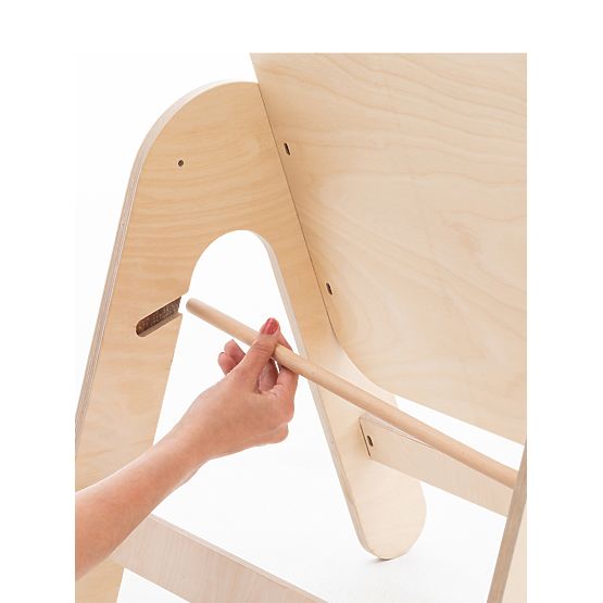 Masă cu tablă Massam - Alb