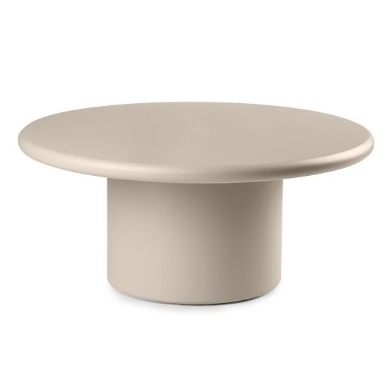 Masă de cafea Arce 80 cm, bej închis, mată