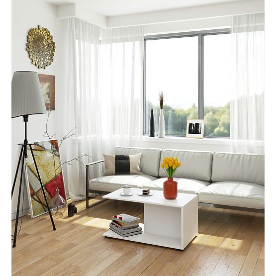 MASĂ DE CAFEA MARGO ALBĂ