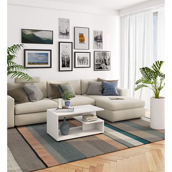 MASĂ DE CAFEA PIN ALBĂ